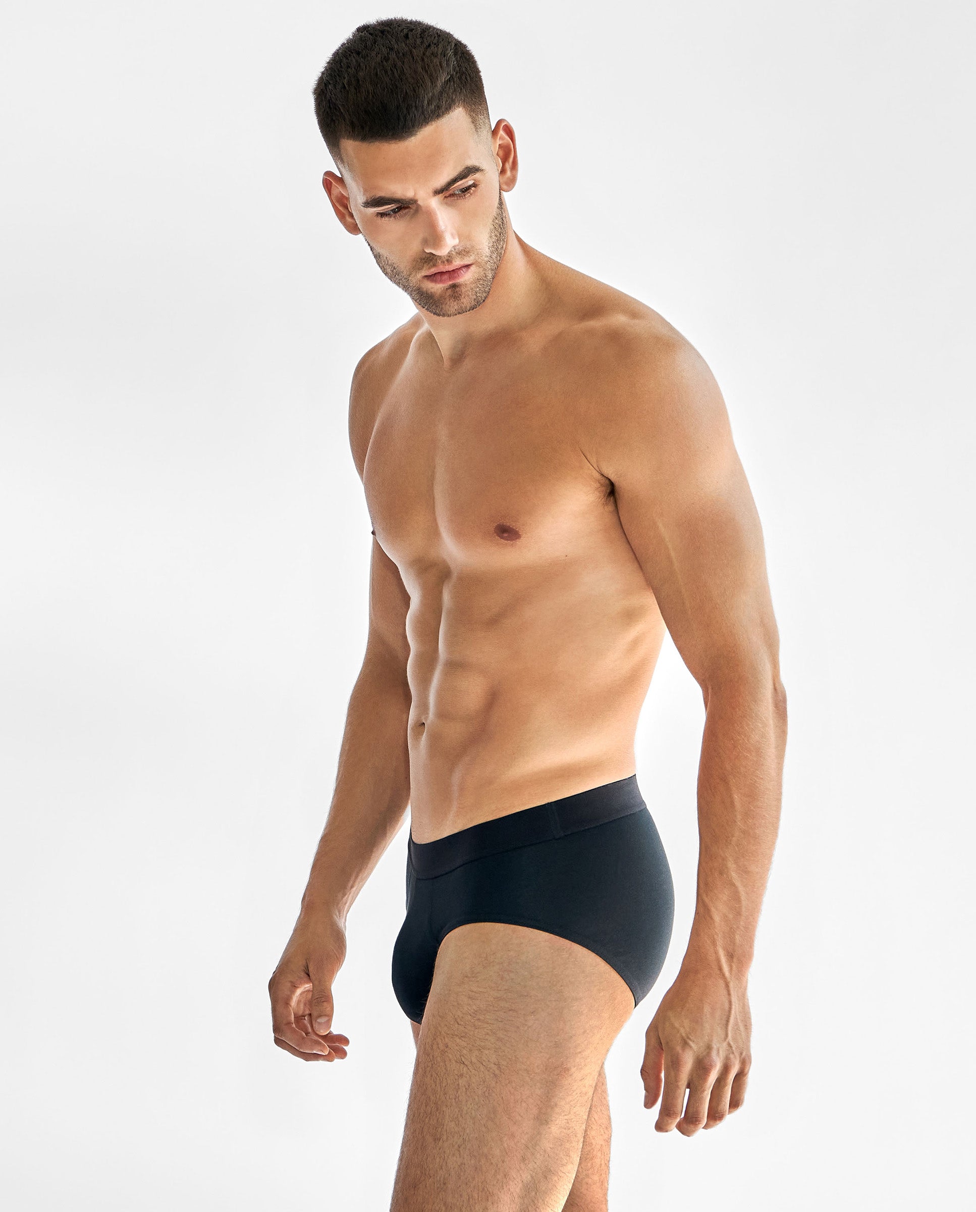 Pack de 3 brief negros by Bread&Boxers