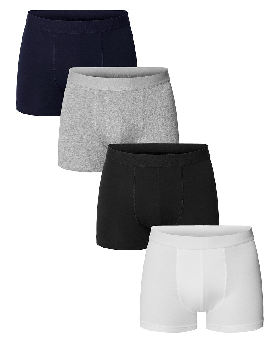 Pack de 4 bóxers algodón orgánico multicolor