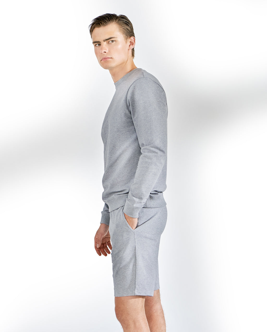 SUDADERA ALGODÓN ORGÁNICO gris melange by Bread&Bo