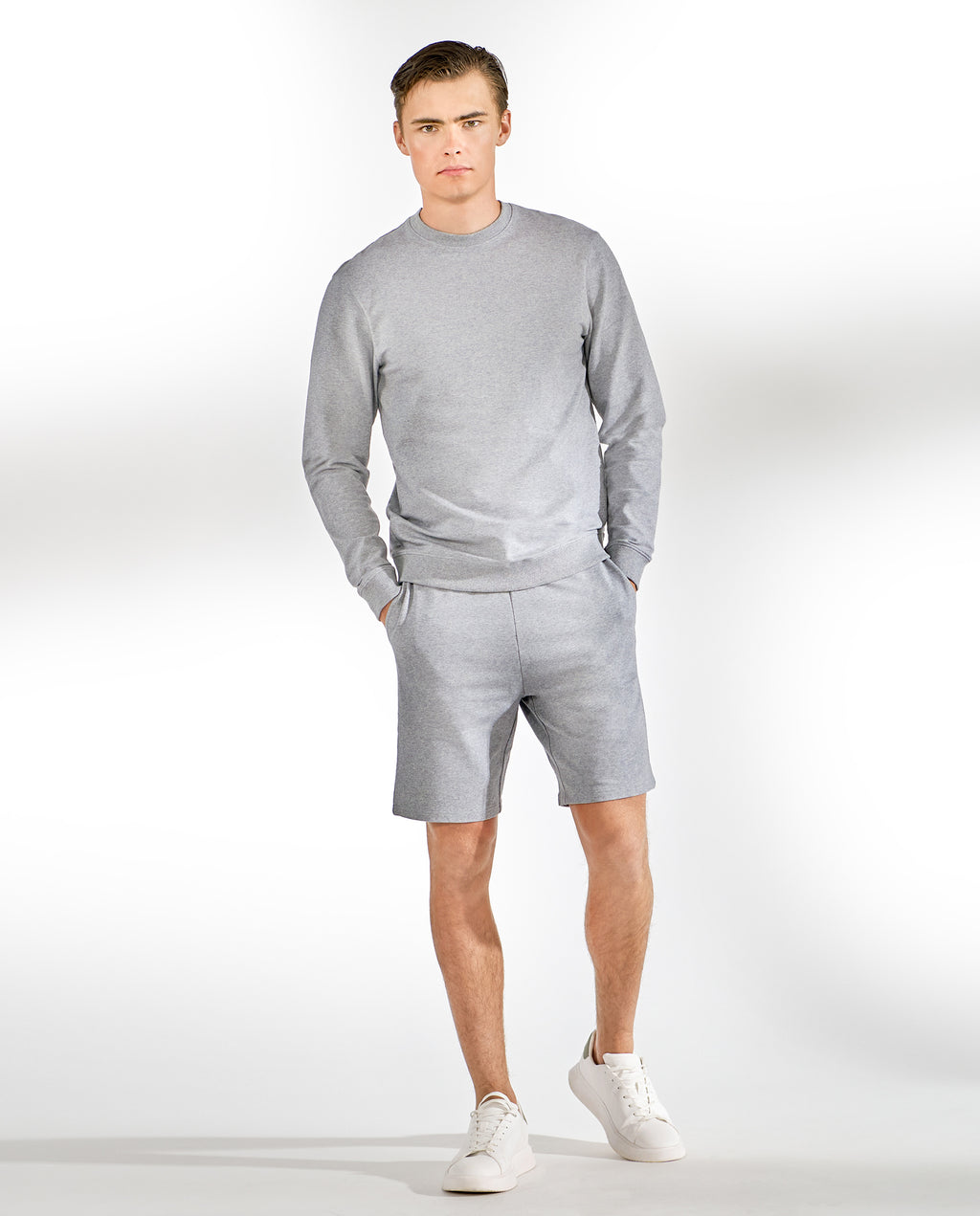 SUDADERA ALGODÓN ORGÁNICO gris melange by Bread&Bo