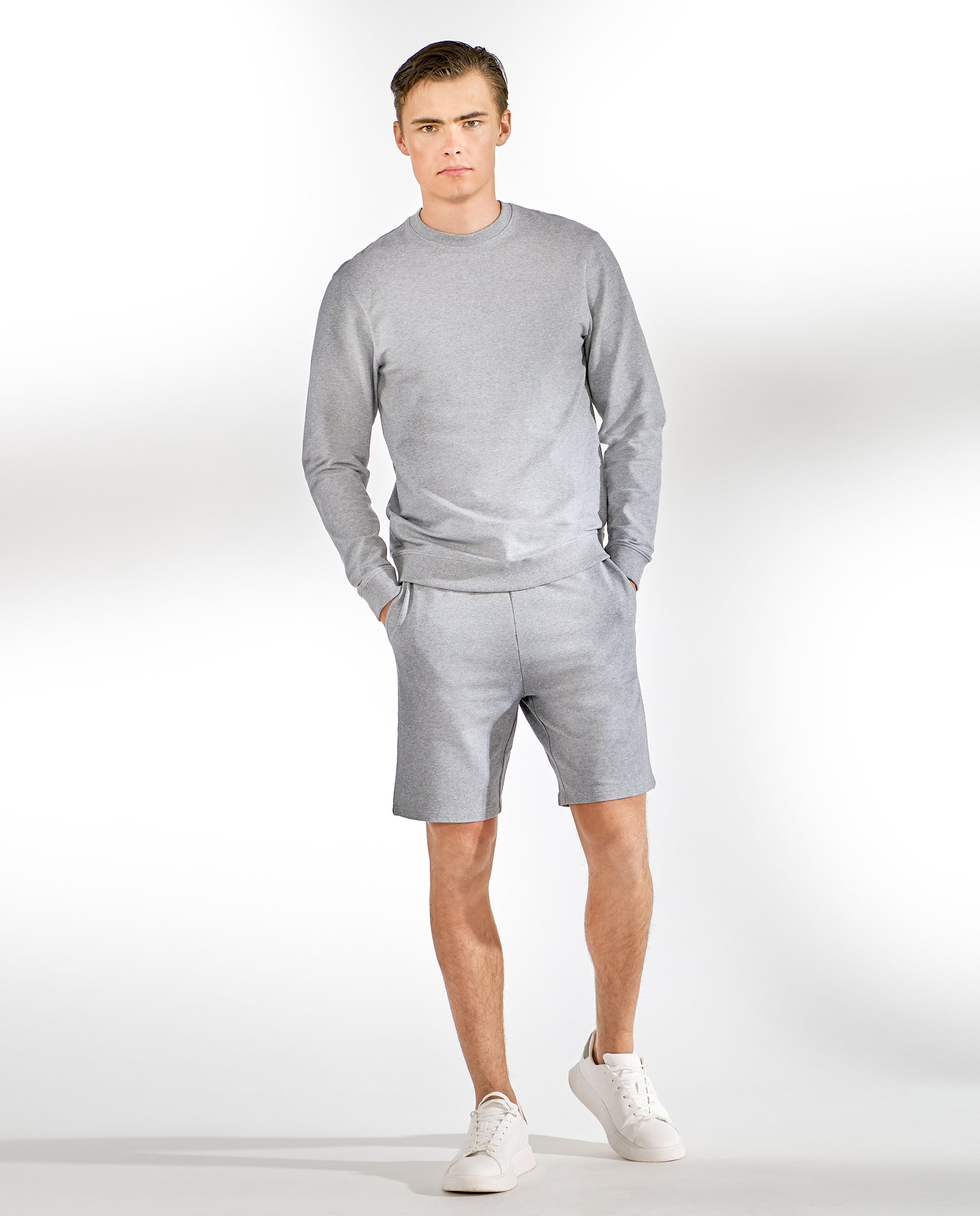 SUDADERA ALGODÓN ORGÁNICO gris melange by Bread&Bo