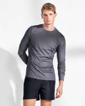 Camiseta deportiva de manga larga gris by Bread&Bo