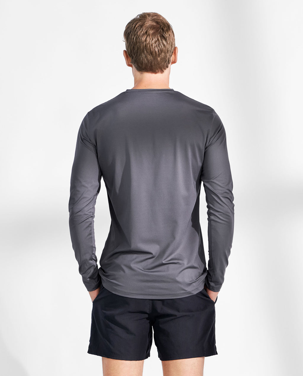 Camiseta deportiva de manga larga gris by Bread&Bo