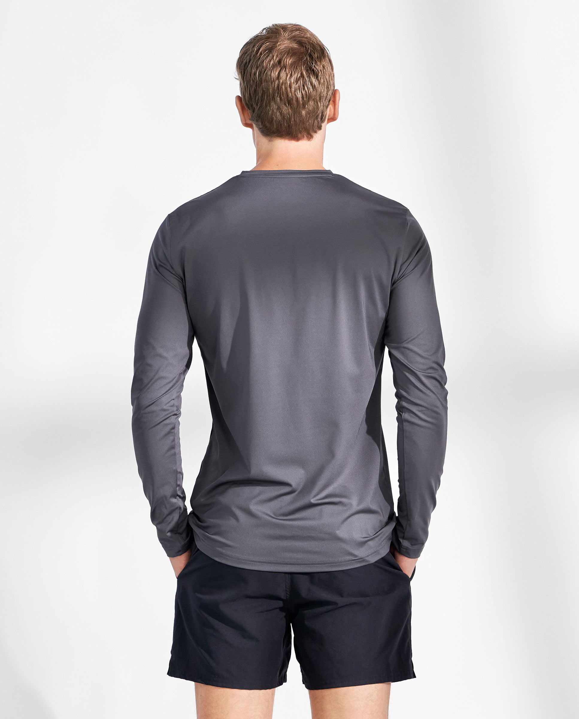 Camiseta deportiva de manga larga gris by Bread&Bo