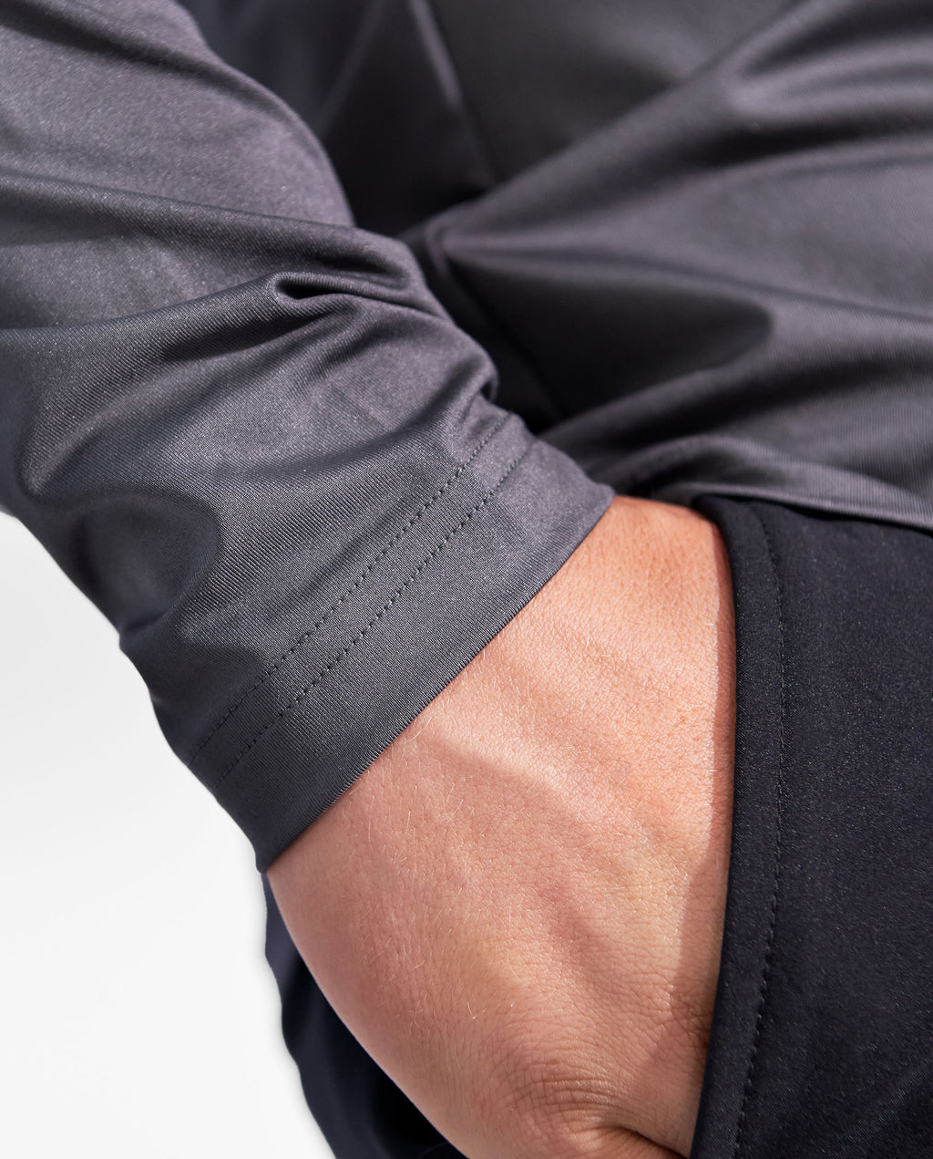 Camiseta deportiva de manga larga gris by Bread&Bo