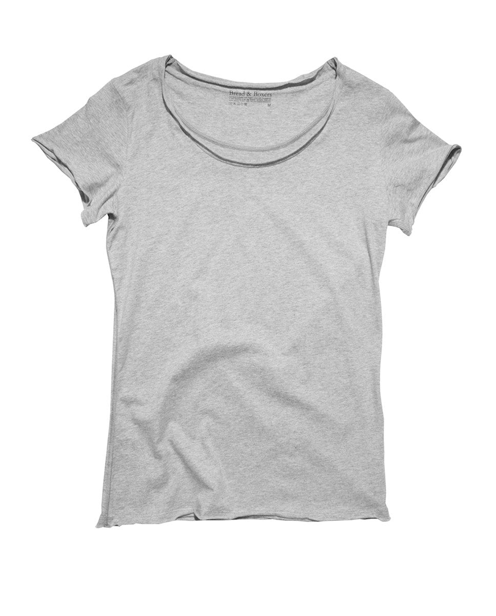 CREW-NECK RELAXED GREY MELANGE by MIRTO