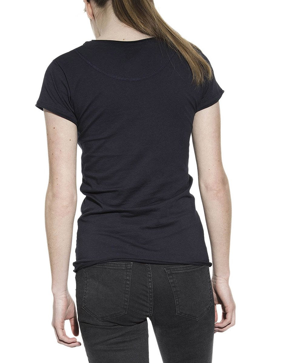 CREW-NECK RELAXED DARK NAVY by MIRTO
