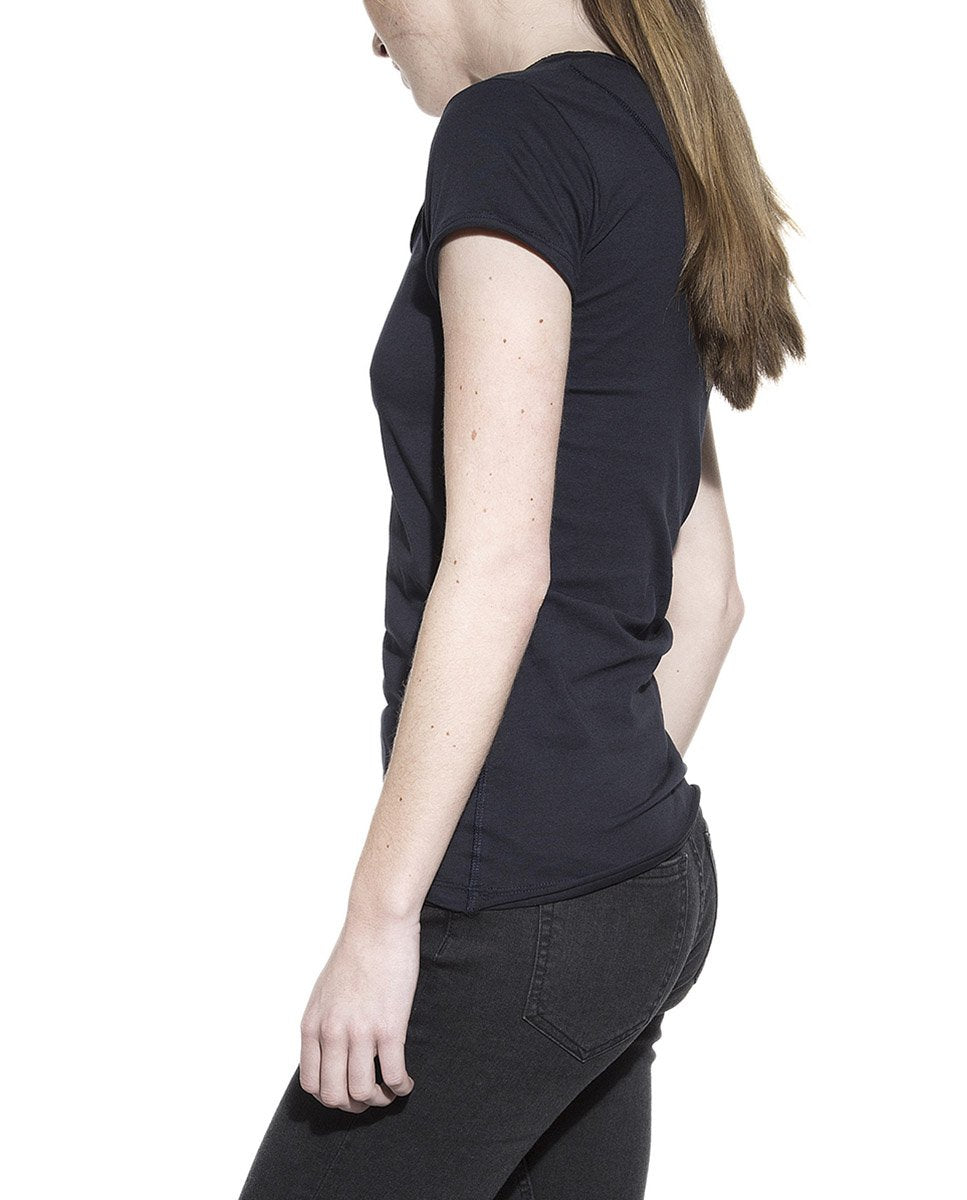 CREW-NECK RELAXED DARK NAVY by MIRTO