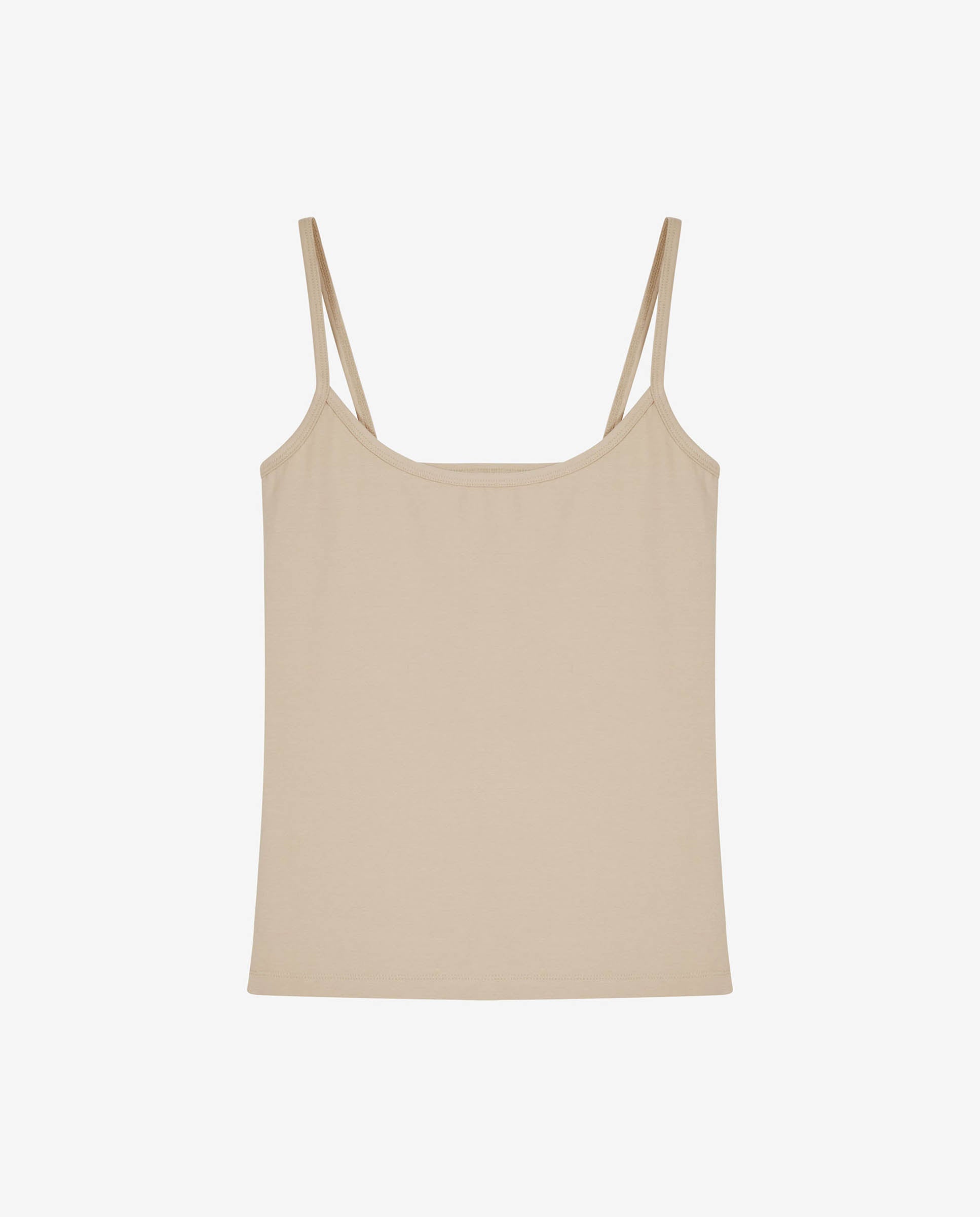 Top de tirantes elástico beige by Bread&Boxers