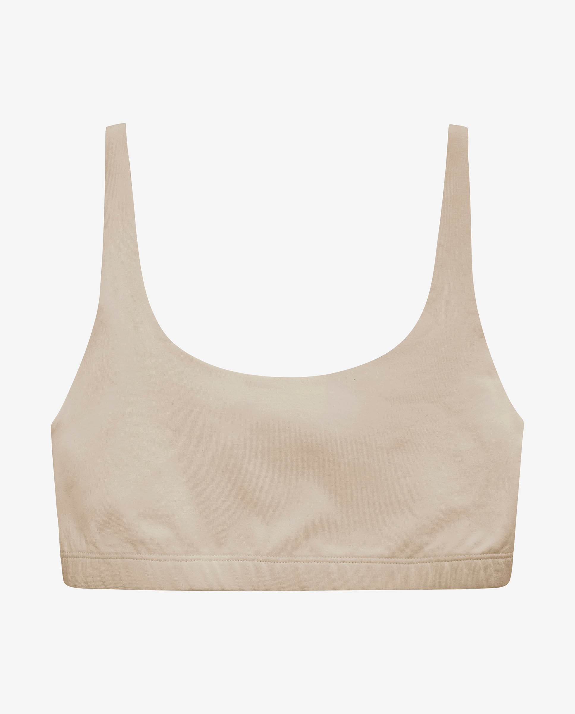 Sujetador deportivo algodónorgánico beige by Bread