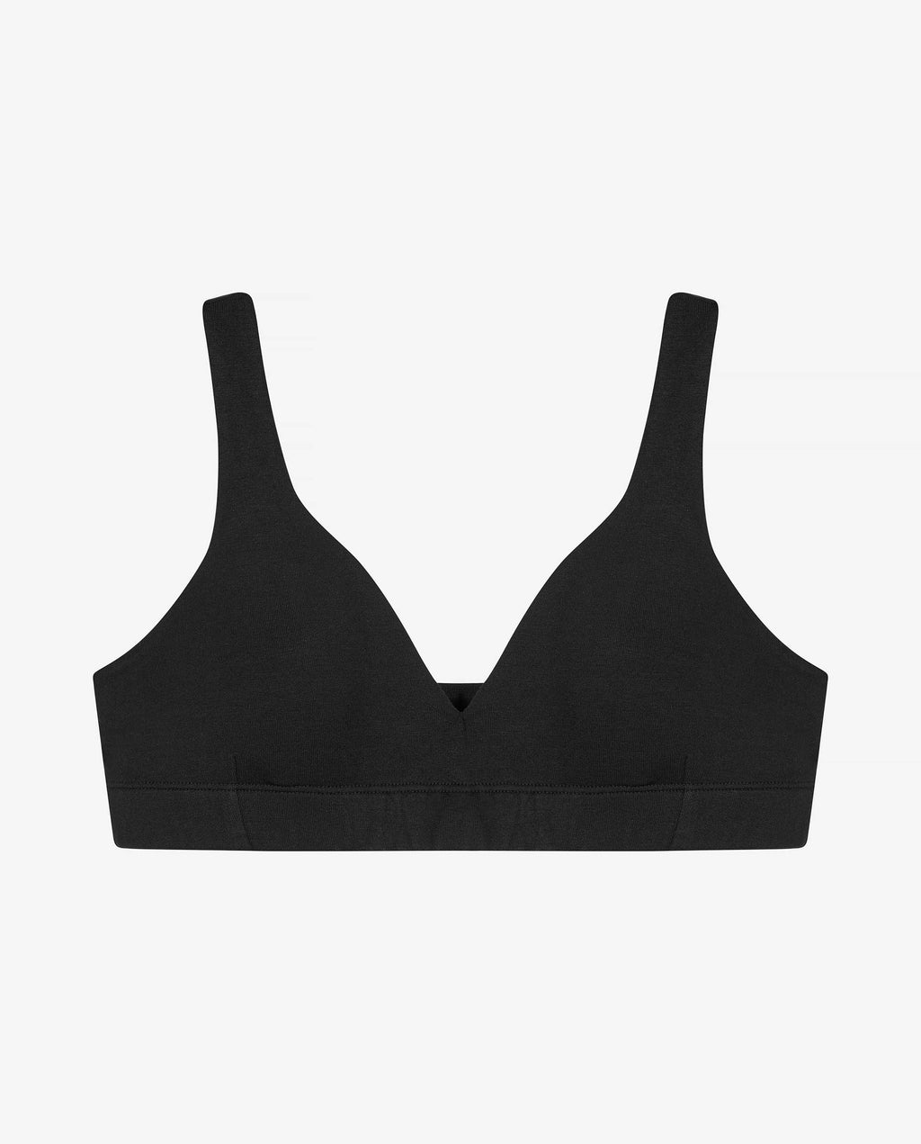 Sujetador modal elástico con relleno negro