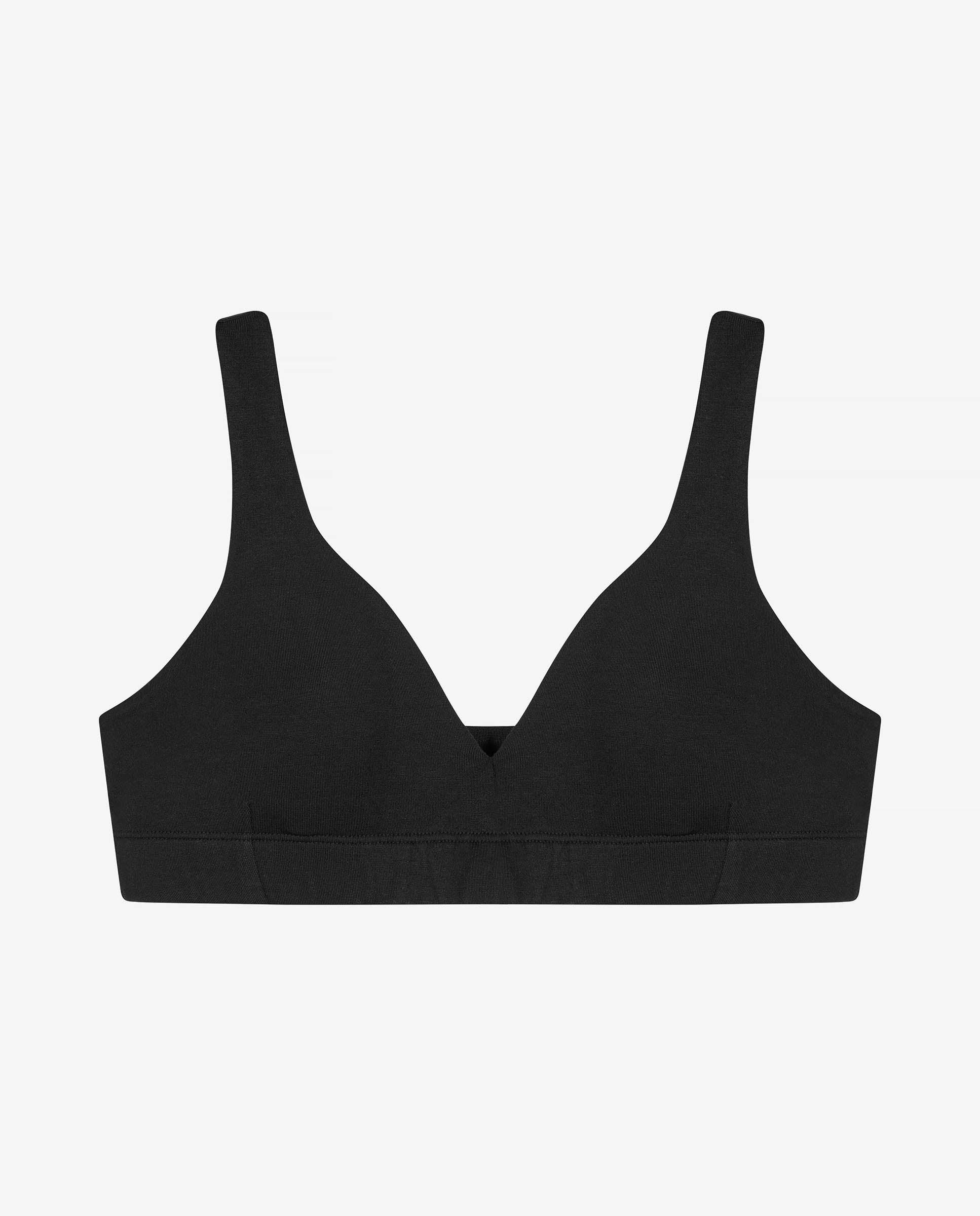 Sujetador modal elástico con relleno negro