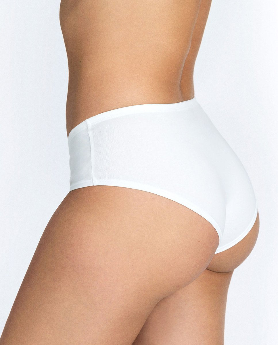 Braguita hipster algodón orgánico blanca