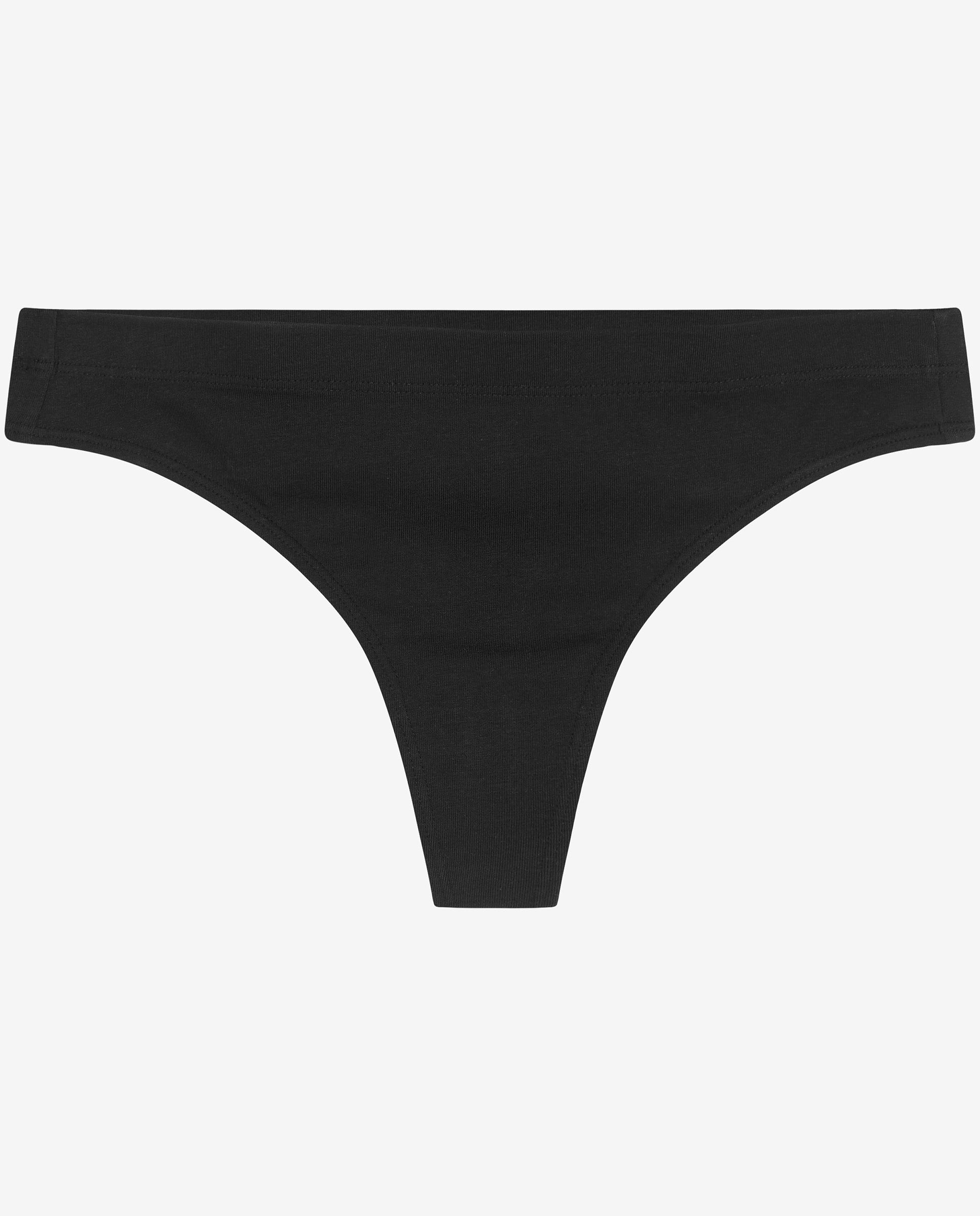 Tanga algodón orgánico negro by Bread&Boxers